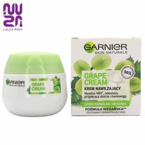 کرم آبرسان انگور طبیعی گارنیر 50میل |garnier skin naturals grape cream 50 ml