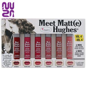 پک رژ شش رنگ دبالم شماره 4 | theBalm Meet Matt(e) Hughes Vol 4 Mini Long-Lasting Liquid Lipsticks
