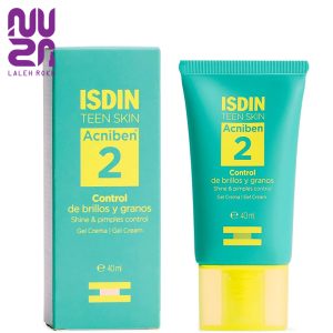 ژل کرم مرطوب کننده ضد جوش و مات کننده ایزدین | Isdin Acniben Shine & Pimples control