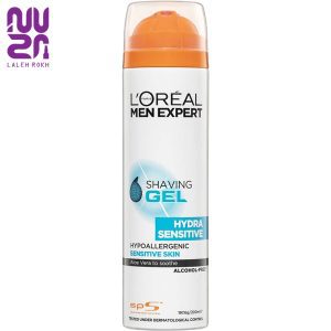 ژل اصلاح صورت مردانه لورال 200میل|loreal men expert shaving gel hydra sensitive 200ml