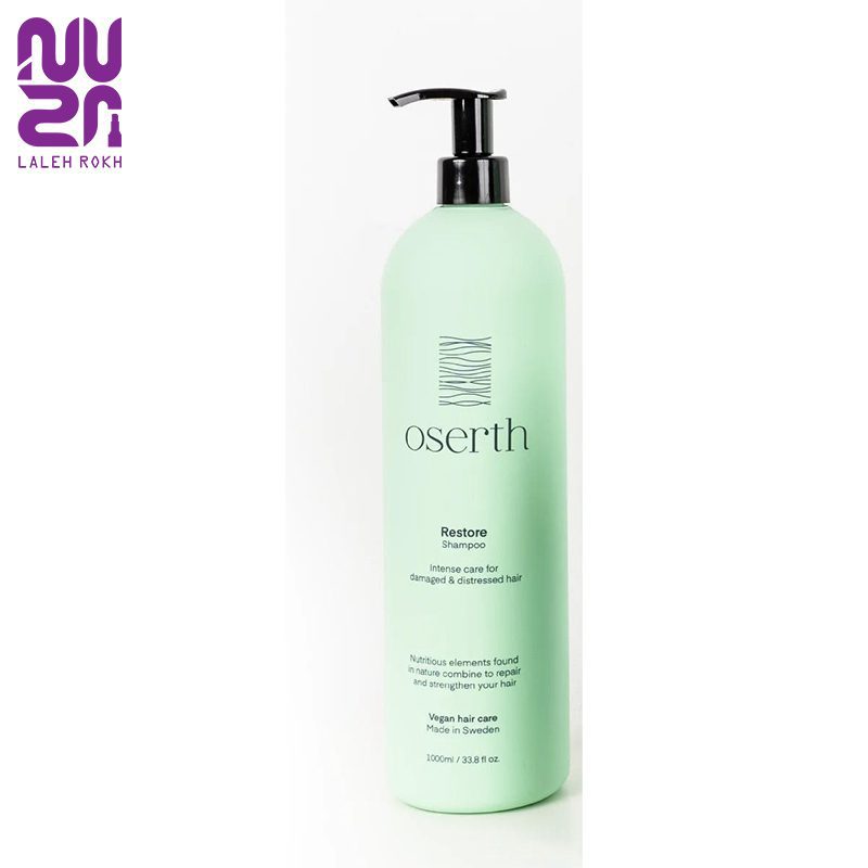 Oserth Restore Shampoo Vegan Hair Care 1000ml شامپو گیاهی ترمیم کننده