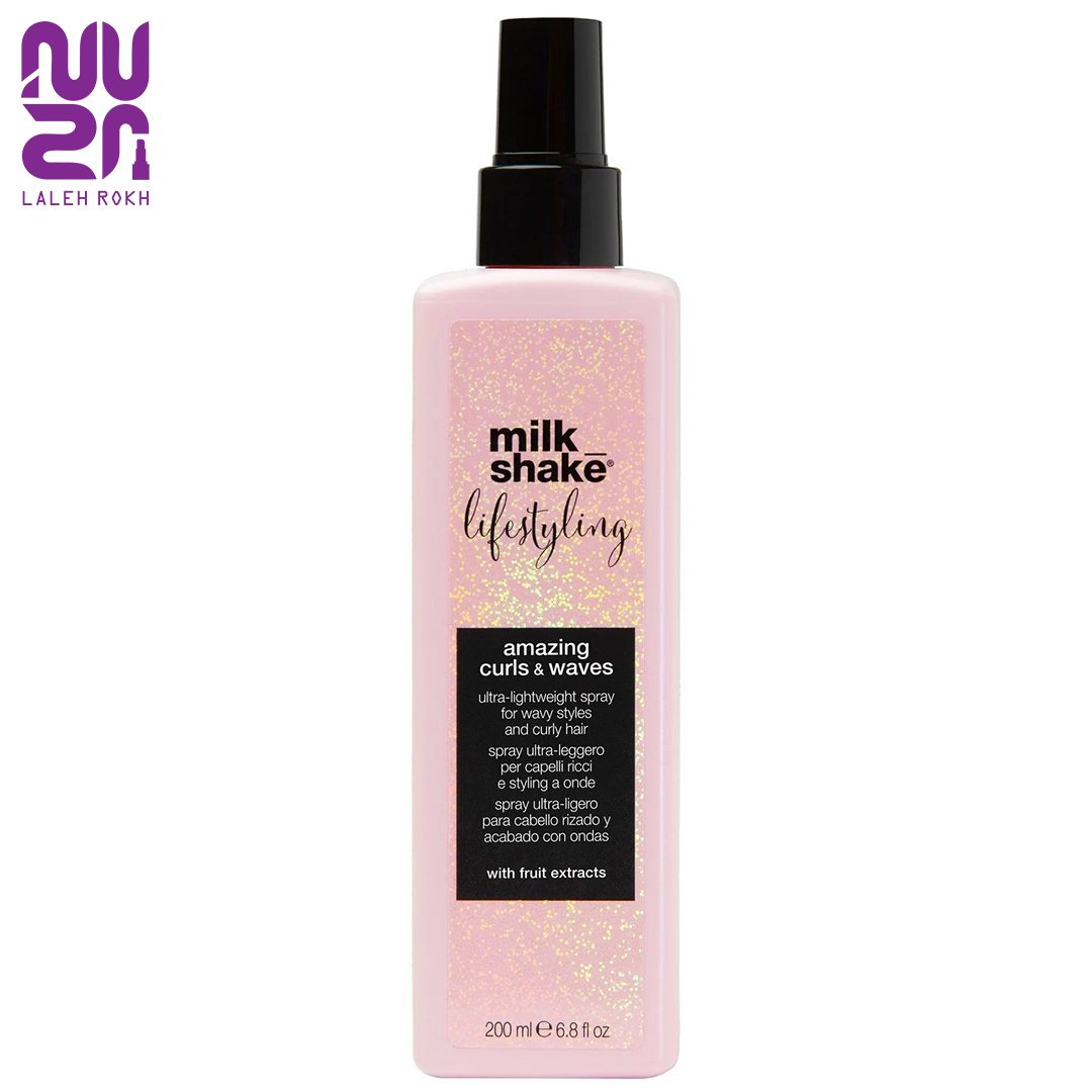 Milk shake lifestyling amazing curls and waves 200ml اسپری فر کننده مو میلک شیک