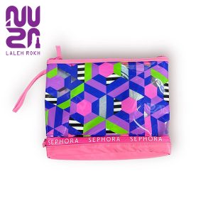 کیف ارایشی مستطیلی دو زیپ سفورا | Sephora 2zippers Makeup Bag