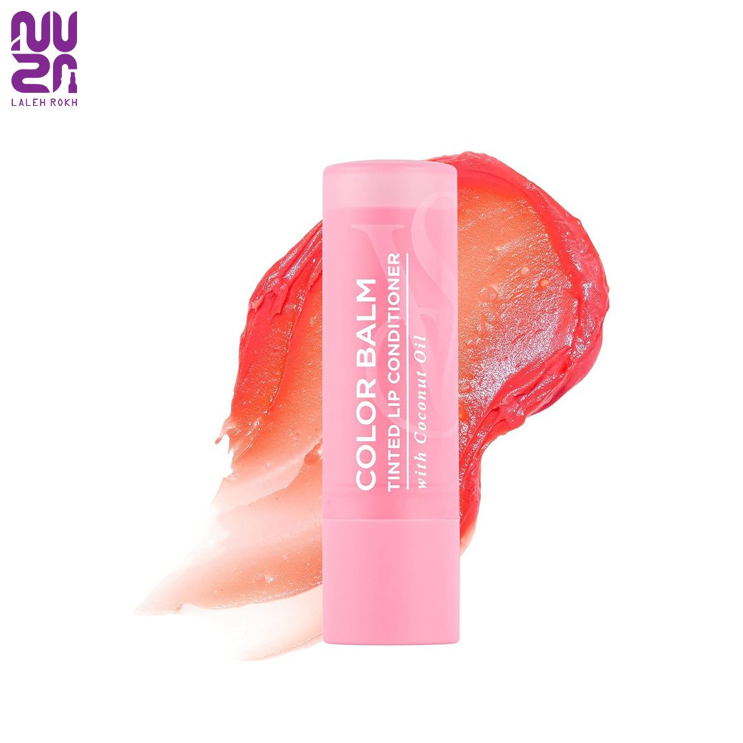 Victoria secret color balm tinted lip conditioner with coconut oil بالم لب رنگی ویکتوریا سکرت