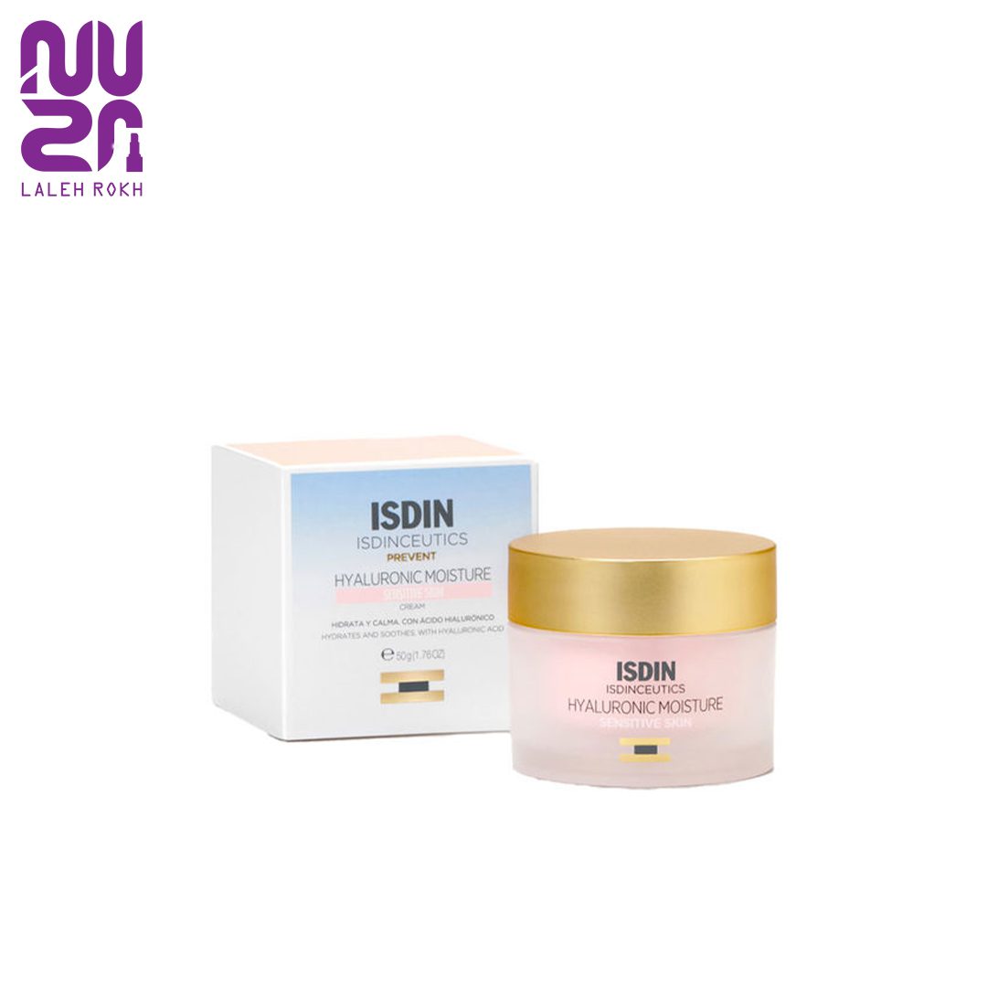 Isdin ceutics Hyaluronic Moisture Sensitive 50gr کرم آبرسان هیالورونیک اسید ایزدین