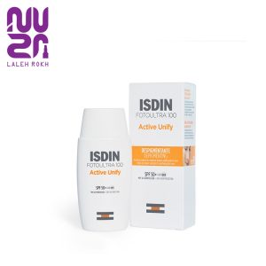 ضد آفتاب و ضد لک بی رنگ اکتیو یونیفای ایزدین | Isdin FotoUltra 100 Active Unify fusion fluid
