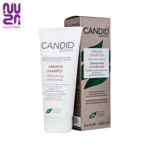 شامپو موی کراتین شده و اسیب دیده کاندید | Candid Keratin Shampoo