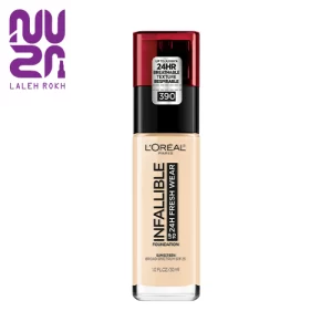 کرم پودر لورال فرش ور 24 ساعته ( آمریکایی ) | Loreal Infallible 24 Hour Fresh Wear Foundation