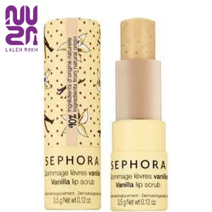 بالم لب و اسکراب وانیل سفورا 3.5گرم | Sephora Clean Lip Balm and Scrub Vanilla