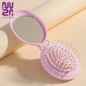 شانه جیبی اینه دار شیگلم | Sheglam Foldable Mirror whit Hair Brush