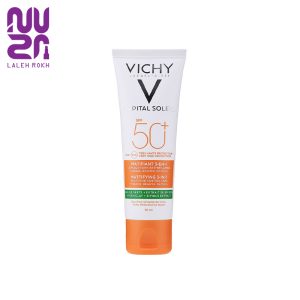 ضد افتاب مات کننده کاپیتال سولیل 3 در 1 ویشی 50 میل | Vichy Mattifying 3-In-1 Daily Shine Control Care SPF50