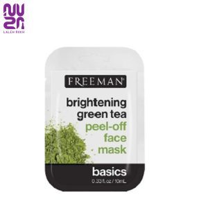 ماسک لایه بردار روشن کننده چای سبز10میل |freeman brightening green tea peel off mask 10 ml