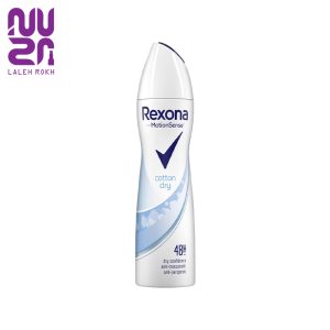 اسپری دئودورانت زنانه مدل کوتون درای رکسونا 200 میل | Rexona Deodorant Spray Cotton Dry For Women 200ml