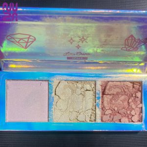 پالت سه رنگ هایلایتر لایم کرایم(آسیب دیده 10) | Lime Crime Hi-Lite Highlighter Angels Palette broken10