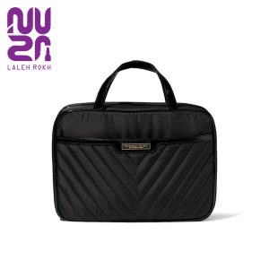 کیف آرایشی و محصولات بهداشتی دستی ویکتوریا سیکرت مشکی| victoria secret jetsetter hanging cosmetic case