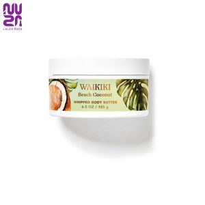 کره بدن رایحه وایکیکی(بییچ کوکونات)بث اند بادی ورکس 185گرم|bath and body works waikiki beach coconut body butter185g