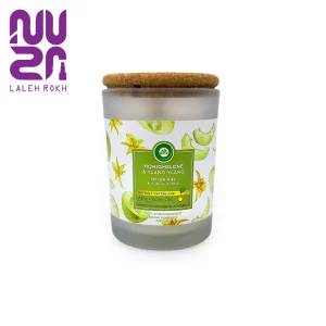 شمع معطر ایرویک رایحه طالبی عسل و گل  | Air Wick's Scented Candle in Melon Miel & ylang-ylang