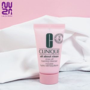 فوم شستشوی صورت پوست مختلط کلینیک 30میل| Clinique All About Clean Rinse-Off Foaming Cleanser30ml