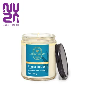 شمع معطر کاهش استرس اکلیپتوس و چای بث اند بادی 198 گرم| Bath and body works stress relief eucalyptus+tea 198 g