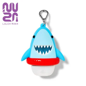 هولدر نگهدارنده ژل ضد عفونی دست طرح کوسه بث اند بادی(بدون ژل) | Bath and body works Hand Sanitizer Gel pocketbac holder shark