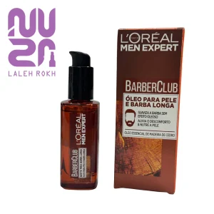 روغن مغذی ریش و سیبیل لورال مدل باربر کلاب 30 میل | L'Oreal Paris Men Expert BarberClub Beard Oil