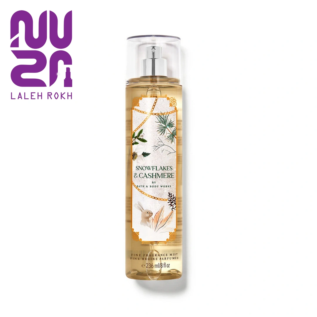 Bath and body snowflakes and cashmers body mist