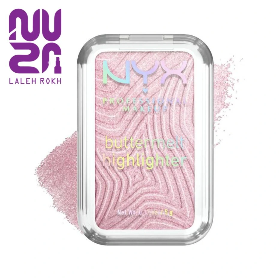 NYX Professional Makeup Buttermelt Powder Highlighter 1254_11zon هایلایتر نیکس مدل Buttermelt حجم 5 گرم