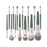 ست براش آرایشی شین مدل Green Handle شامل 14 عدد براش