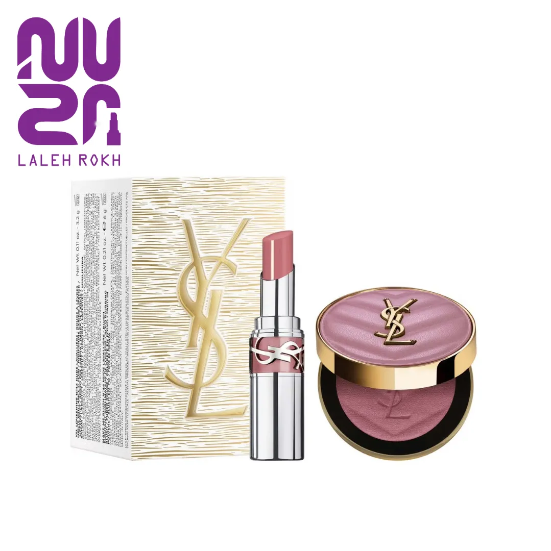 YSL Loveshine Lipstick & Make Me Blush Blush Set 44 Nude Lavallière